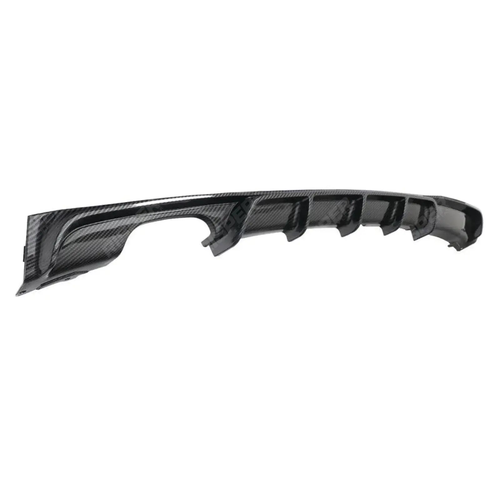 BMW 3 Series F30 F35 M Performance Rear Diffuser M Sport Twin Exit - Carbon Fiber Look