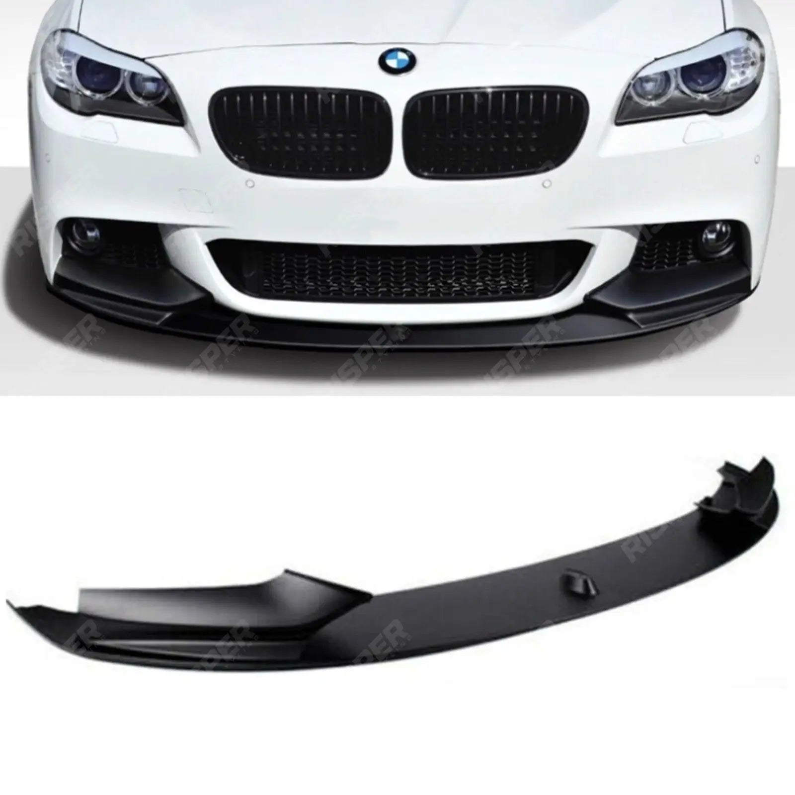 BMW 3 Series F30 F35 M Sport 2011 - 19 Front Splitter Lip in Matte Black