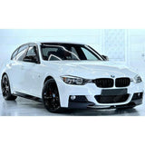 BMW 3 Series F30 F35 M Sport 2011 - 19 Front Splitter Lip in Matte Black