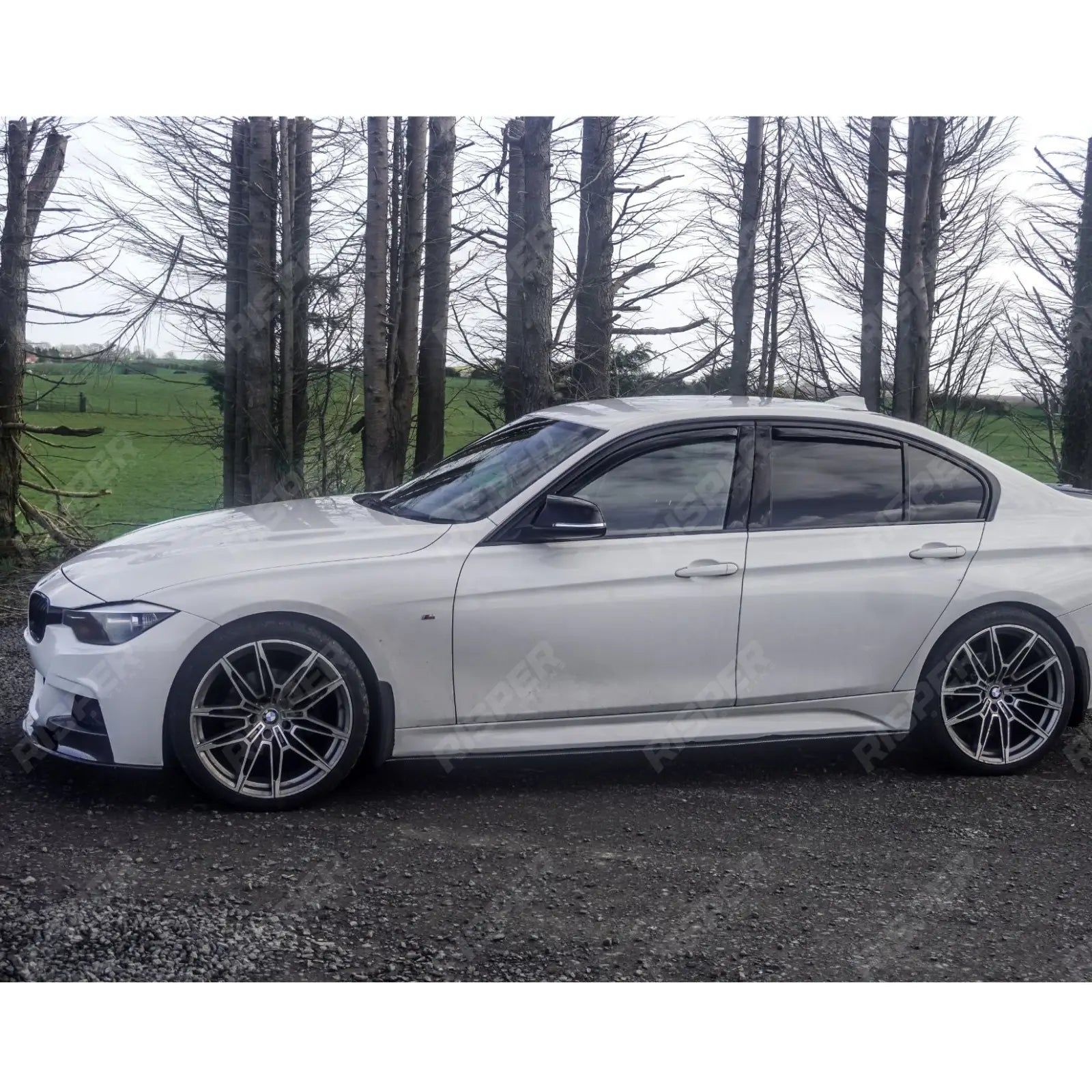 BMW 3 Series F30 M Sport 2012-2018 Carbon Look Full Aero Body Kit - Diffuser 00___ Aero Kit