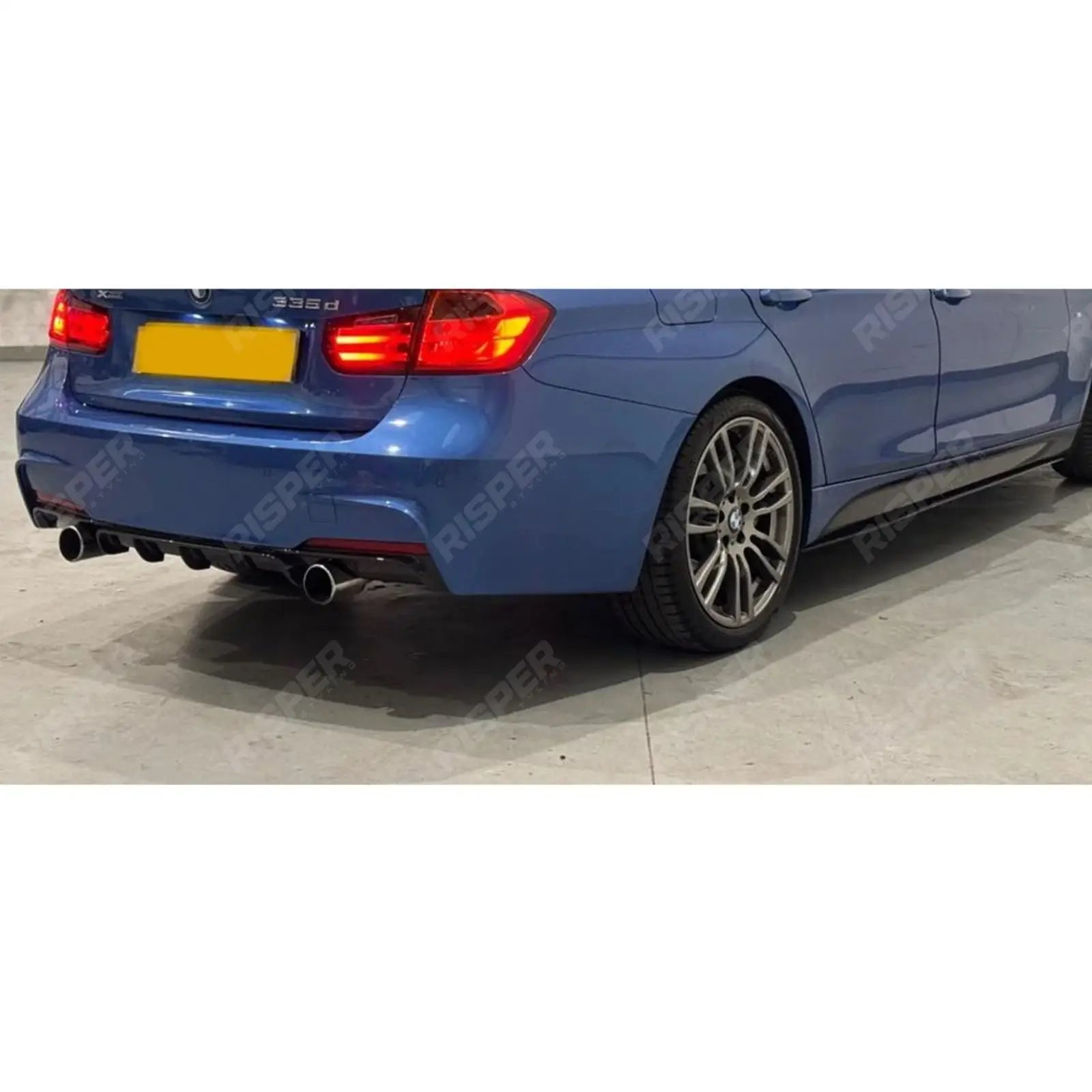 BMW 3 Series F30 M Sport 2012-2018 Gloss Black Full Aero Body Kit - Diffuser 0___0 Aero Kit