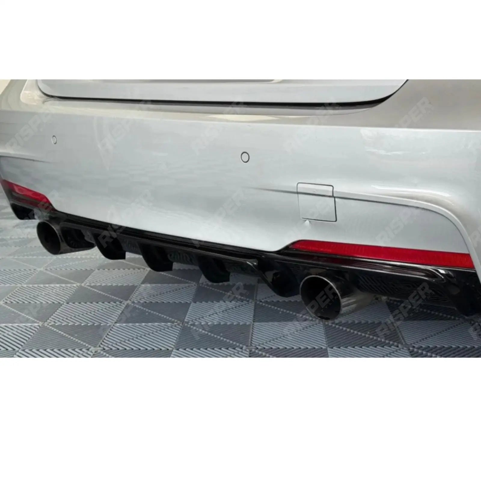 BMW 3 Series F30 M Sport 2012-2018 Gloss Black Full Aero Body Kit - Diffuser 0___0 Aero Kit