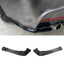 BMW 3 Series F30 M Sport 2012 - 2018 Gloss Black Rear Bumper Side Splitters