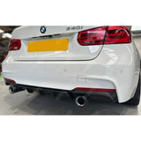 BMW 3 Series F30 M Sport 2012-2018 Matte Black Full Aero Body Kit - Diffuser 0___0 Aero Kit