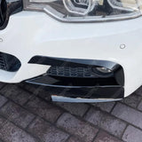 BMW 3 SERIES F30 M SPORT 2012-2019 FRONT UPPER CANARDS IN GLOSS BLACK Body Trims