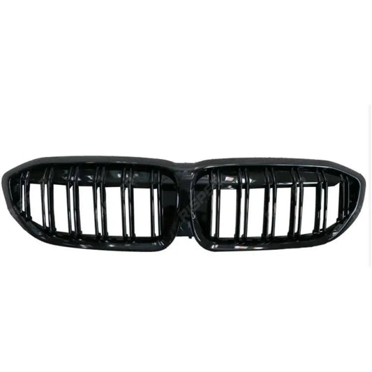 BMW 3 Series G20/G21 2018 - 2021 (pre - lci) M3 Style Front Grill Gloss Black Double Slat
