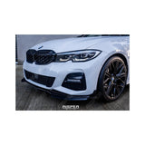 BMW 3 Series G20 G28 M Sport 2018+ Gloss Black Aero Kit Lip Package