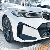 BMW 3 SERIES G20 (LCI) 2023+ FRONT BUMPER CANARDS IN GLOSS BLACK Body Trims