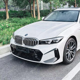BMW 3 SERIES G20 (LCI) 2023+ FRONT BUMPER CANARDS IN GLOSS BLACK Body Trims