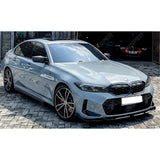 BMW 3 Series G20 LCI M Sport Facelift 2022+ Gloss Black Front Splitter Lip