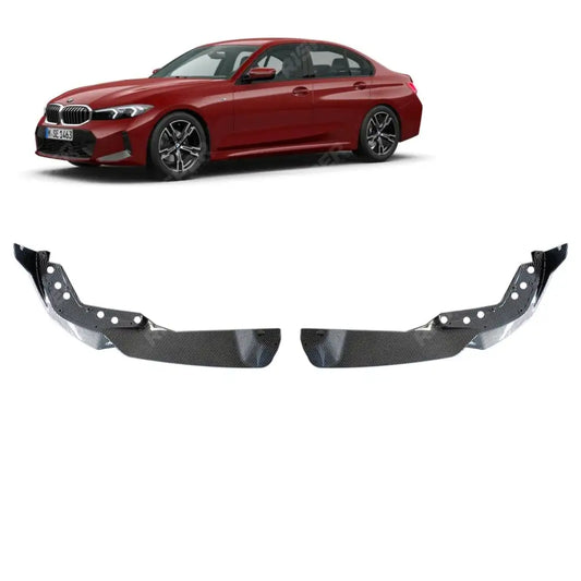 BMW 3 Series G20 M Sport LCI Facelift 2022+ Carbon Look Front Splitter Lip