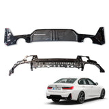 BMW 3 Series G20 M Sport LCI Facelift 2022+ Carbon Look Rear Diffuser