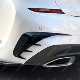 BMW 3 SERIES G20 M SPORT PRE LCI 2019-2022 REAR BUMPER SPORT VENTS IN GLOSS BLACK Body Trims