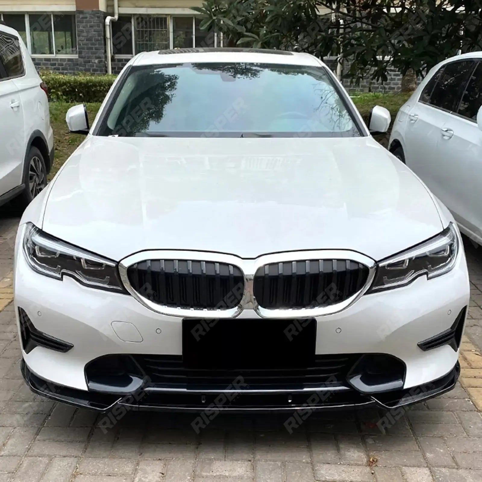 BMW 3 SERIES G20 PRE LCI 2019-2022 STANDARD (NON M SPORT) FRONT SPLITTER IN GLOSS BLACK Front Splitter