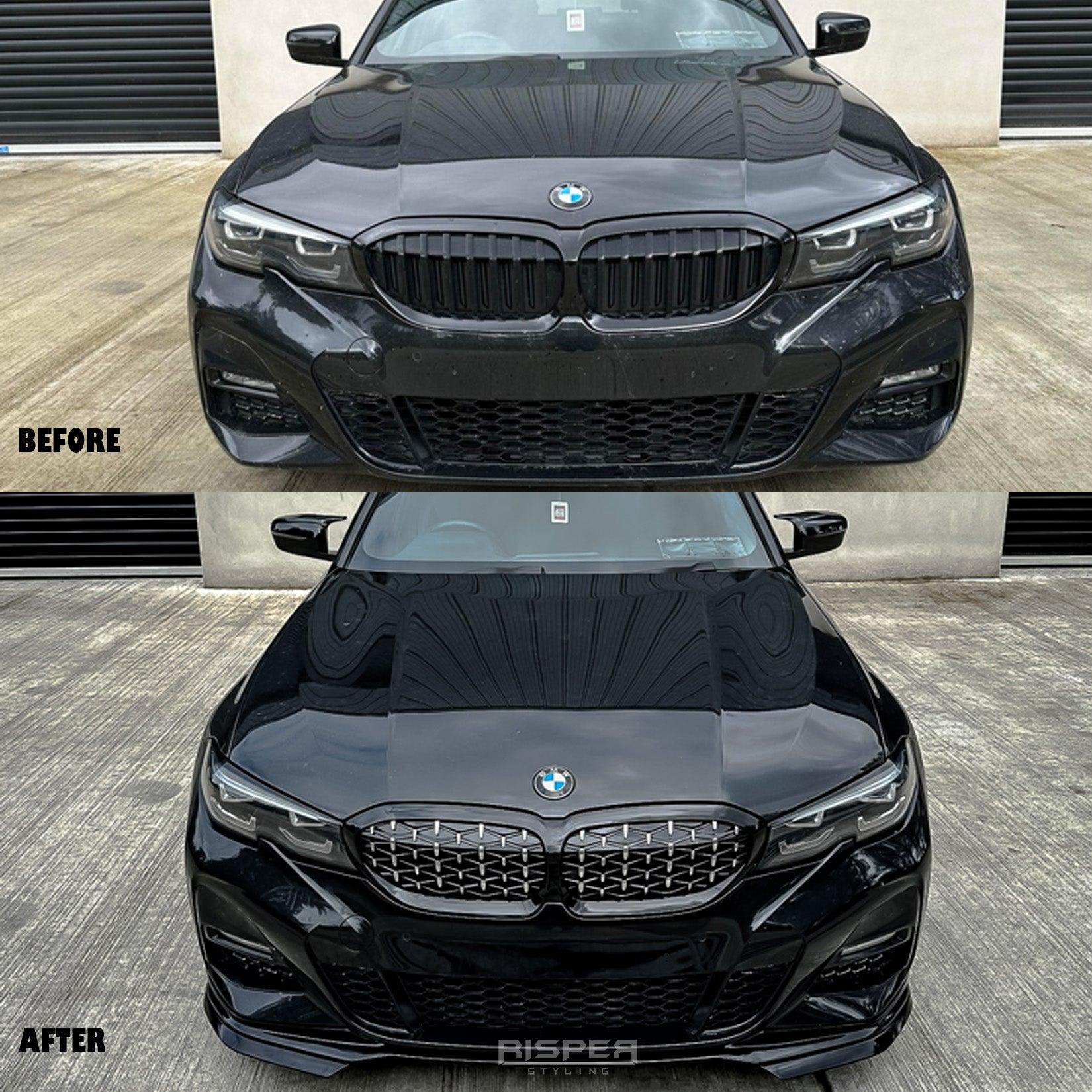 BMW 3 SERIES G20/G28 M-PERFORMANCE 2018 ON GLOSS BLACK LIP PACKAGE - RisperStyling