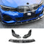BMW 3 Series M Sport G20 2018 - 2022 (Pre - LCI) Gloss Black 3 - Piece Front Splitter V2