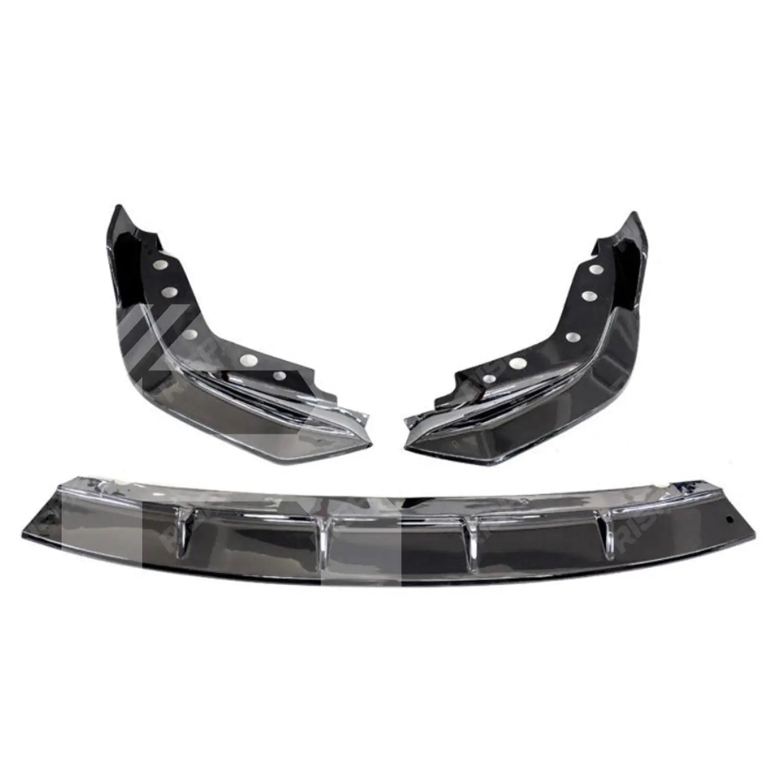 BMW 3 Series M Sport G20 2018 - 2022 (Pre - LCI) Gloss Black 3 - Piece Front Splitter V2