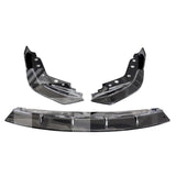 BMW 3 Series M Sport G20 2018 - 2022 (Pre - LCI) Gloss Black 3 - Piece Front Splitter V2