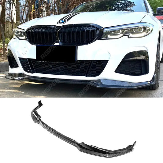 BMW 3 Series M Sport G20 G21 2018 - 2021 (pre - lci) Front Splitter Lip Carbon Look