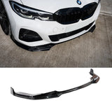 BMW 3 Series M Sport G20/G21 2018 - 2021 (pre - lci) Front Splitter Lip Gloss Black