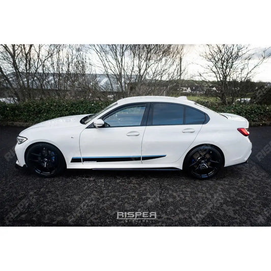 BMW 3 Series M Sport G20/G21 2018+ Gloss Black M Performance Side Door Stickers
