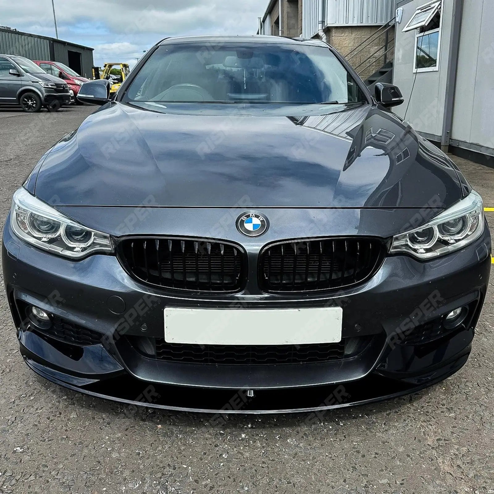 BMW 4 Series F32/F36 M Sport Front Splitter in Gloss Finish