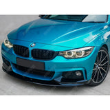 BMW 4 Series F32 M Sport 2014 - 2020 Gloss Black Full Aero Body Lip Kit - Diffuser 00___