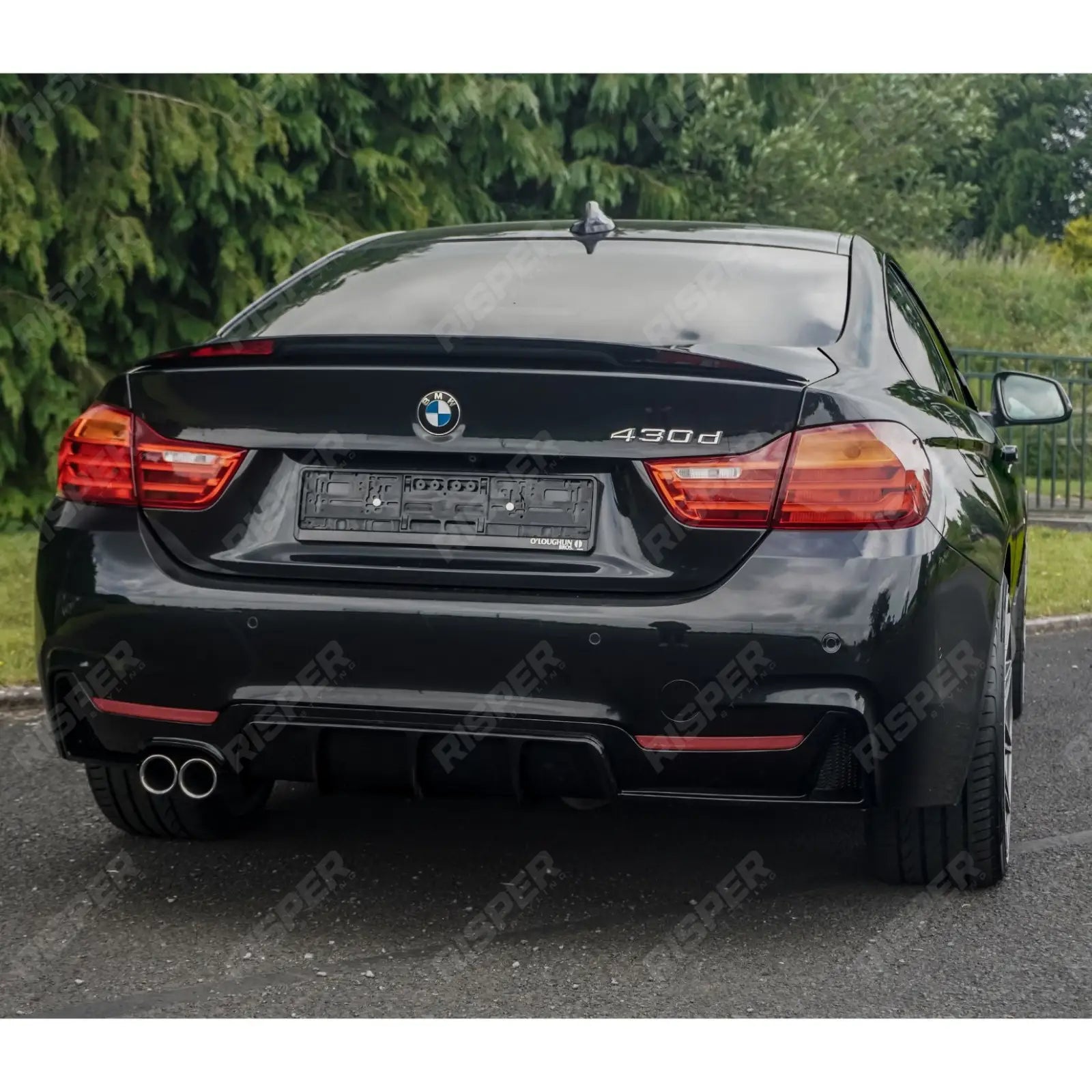 BMW 4 Series F32 M Sport 2014-2020 Gloss Black Full Aero Body Lip Kit - Diffuser 00___ Aero Kit