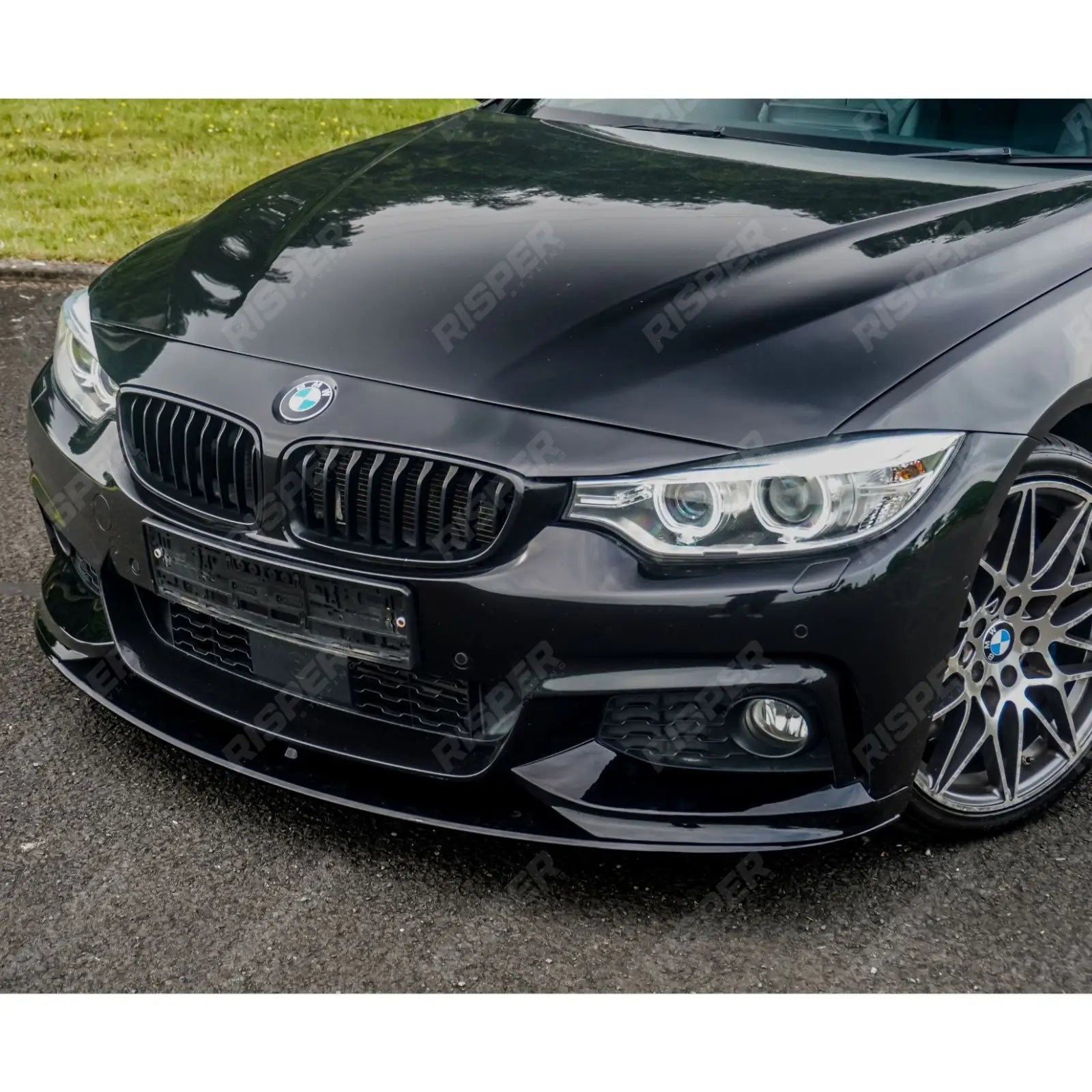 BMW 4 Series F32 M Sport 2014-2020 Gloss Black Full Aero Body Lip Kit - Diffuser 00___ Aero Kit
