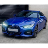 BMW 4 Series G22 2020+ M Sport - Gloss Black Full Aero Kit with Exhaust Tips