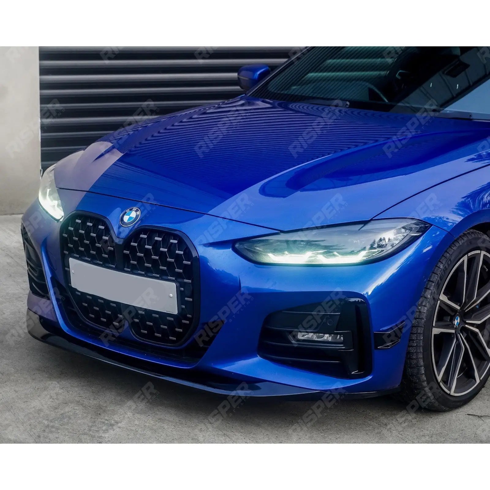 BMW 4 Series G22 2020+ M Sport - Gloss Black Full Aero Kit with Exhaust Tips