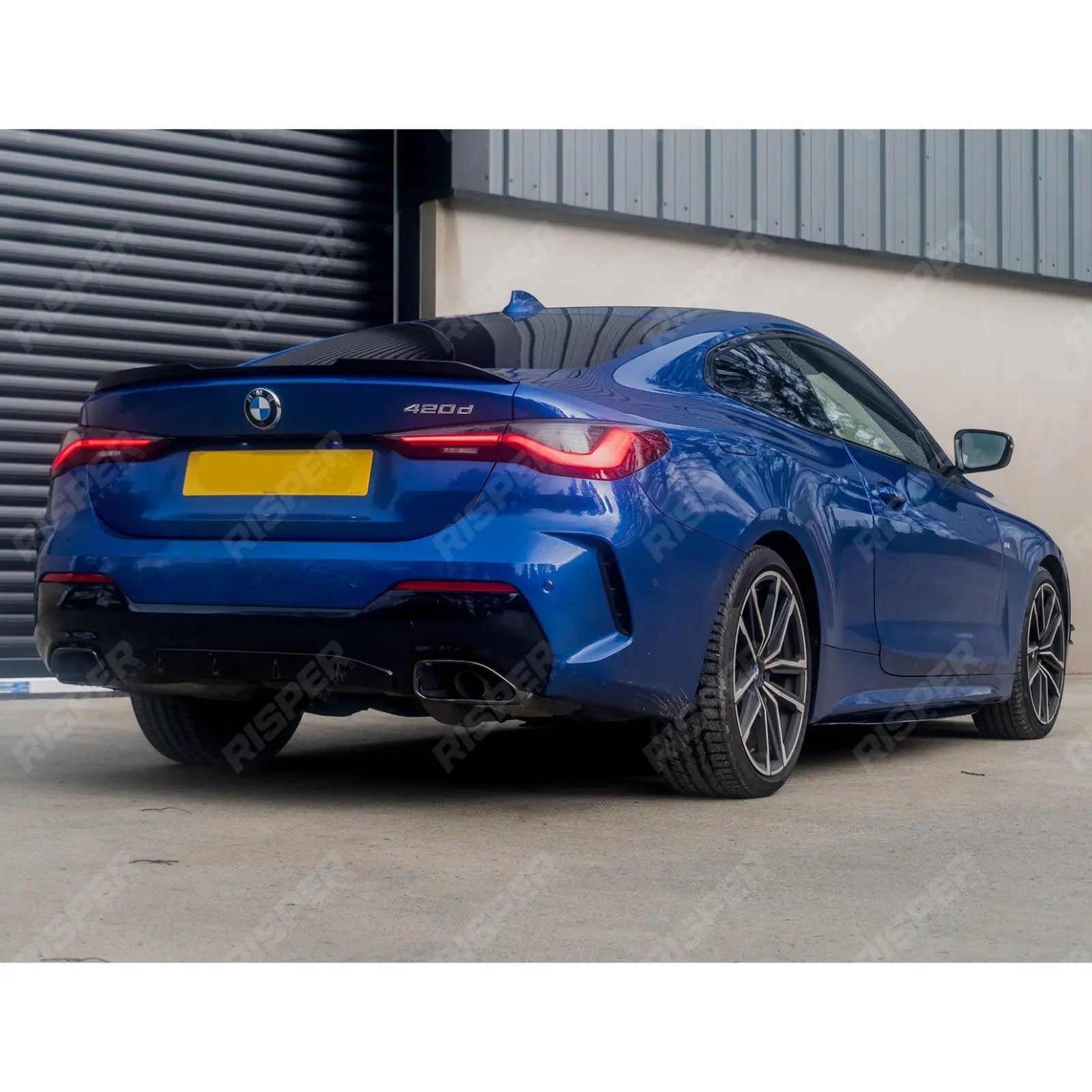 BMW 4 Series G22 2020+ M Sport - Gloss Black Full Aero Kit with Exhaust Tips