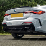BMW 4 Series G22 2020+ M Sport - Gloss Black Full Aero Kit with Exhaust Tips Aero Kit