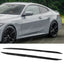 BMW 4 Series G22 M Sport 2020+ Side Skirt Splitters in Gloss Black Side Skirt Splitter