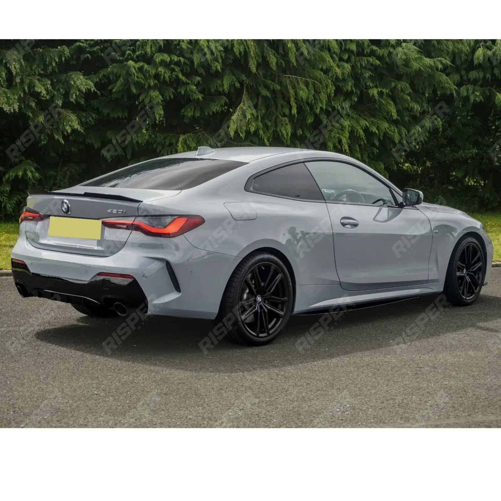 BMW 4 Series G22 M Sport 2020+ Side Skirt Splitters in Gloss Black Side Skirt Splitter