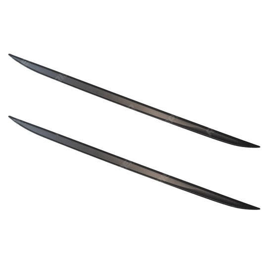 Bmw 4 Series G22 M Sport 2020+ Side Skirt Splitters In Matte Black