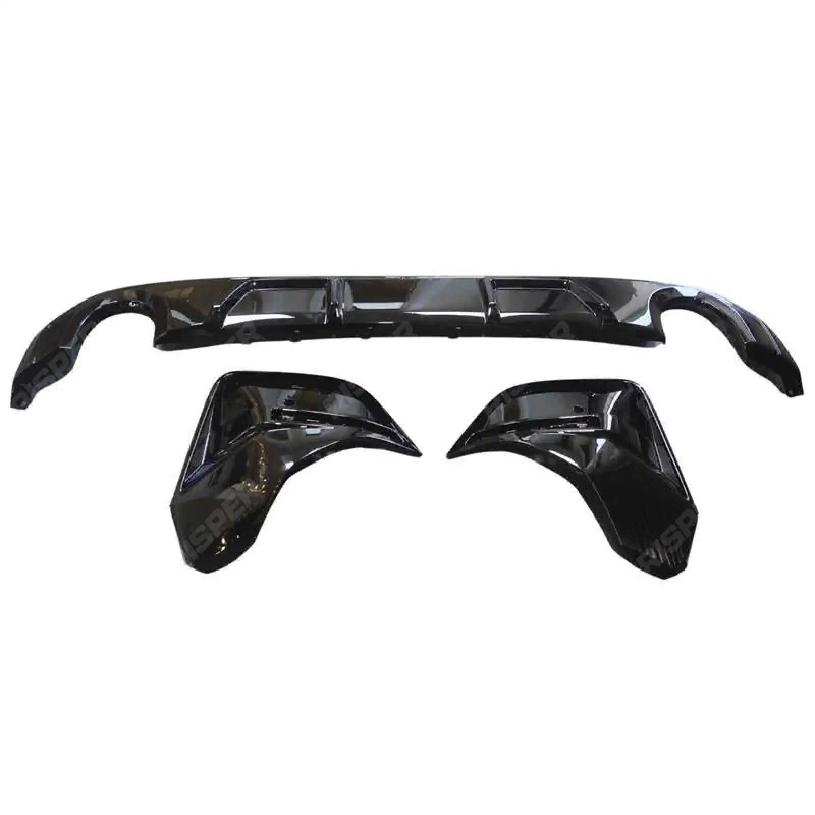 BMW 4 Series G26 M Sport MP Rear Diffuser In Gloss Black