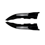 BMW 4 SERIES GRAND COUPE G26 2020+ REAR BUMPER CORNER SPLITTERS IN GLOSS BLACK Rear Side Splitters