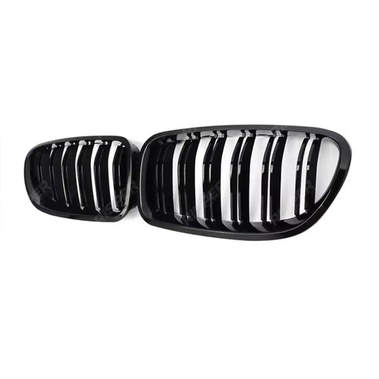 BMW 5 Series F10 2009-2017 DUAL SLAT FRONT GRILL IN GLOSS BLACK Grilles