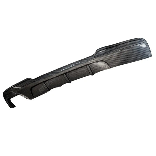 Bmw 5 Series F10 M Sport 2009 - 2017 Rear Diffuser In Carbon Look 00___