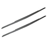 Bmw 5 Series F10 M Sport 2009 - 2017 Side Skirt Splitters In Matte Black