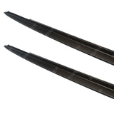 Bmw 5 Series G30 G38 M Sport 2017+ Side Splitters In Matte Black