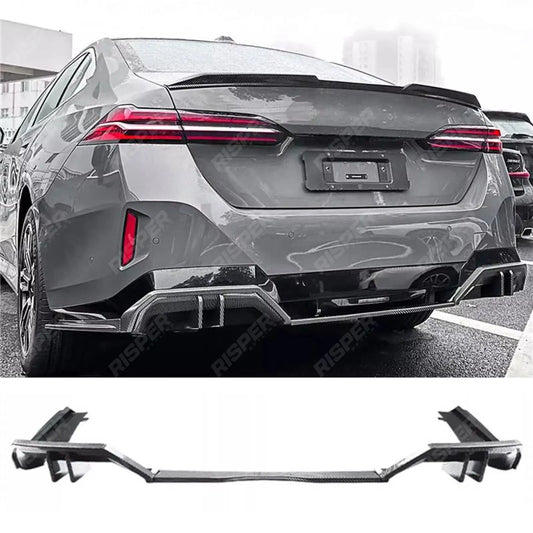 Bmw 5 Series G60 2024 On M Sport Rear Diffuser In Carbon Look