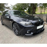 BMW 5 Series M Sport F10 2010 - 2017 - Front Splitter - Gloss Black
