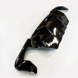 BMW 5 Series M Sport F10 F18 2011 - 2017 V Style Gloss Black Rear Bumper Diffuser