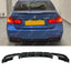 Bmw F30 F35 M Sport Single Tip Twin Exit Rear Diffuser In Gloss Black