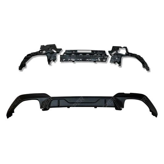BMW G20/G21 M340i Pre - LCI 2019 - 2021 Matte Black M Sport Rear Diffuser