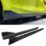 BMW M3 G80 - PRE PREG CARBON FIBRE PERFORMANCE STYLE SIDE SKIRTS