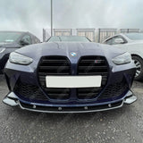 BMW M4 G82 M3 G80 2021+ - RISPER Front Splitter Lip in Gloss Black