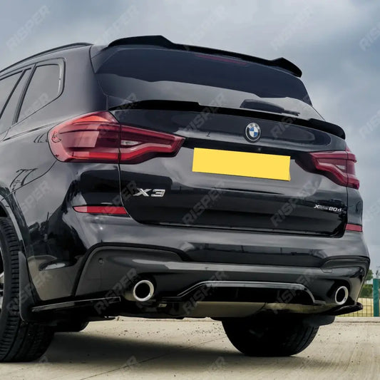 BMW X3 G01 M Sport 2018-2021 - RISPER Rear Diffuser Lip - Gloss Black Diffuser